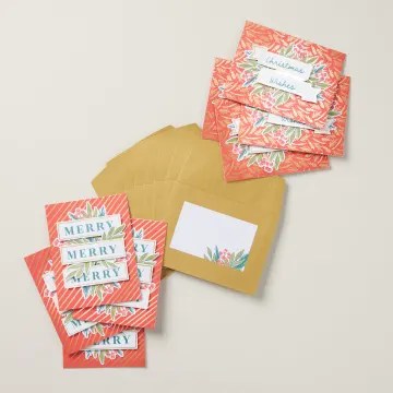 Christmas Wishes Kit by Stampin’ Up! – Create 8 Festive Cards with&nbsp;Ease