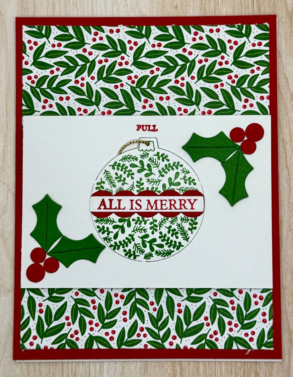 An “Above and Beyond” Card with a Bonus&nbsp;Ornament