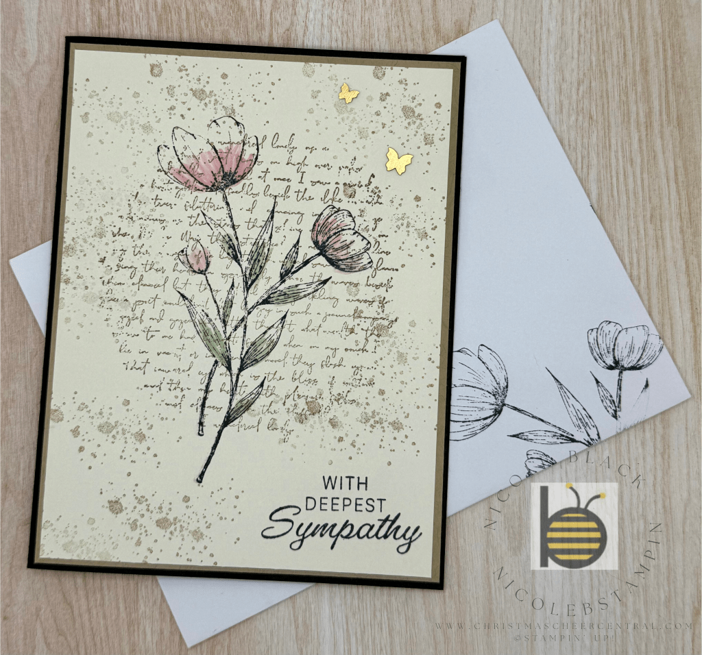 Vintage-Inspired Sympathy Card Using Elements of&nbsp;Text